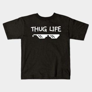 Thug life is how I roll. Kids T-Shirt